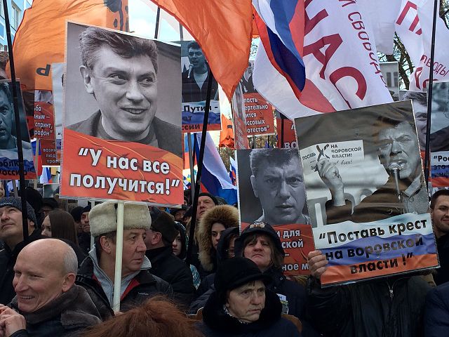 March in memory of Boris Nemtsov in Moscow 2017 02 26 Foto: Voice of America