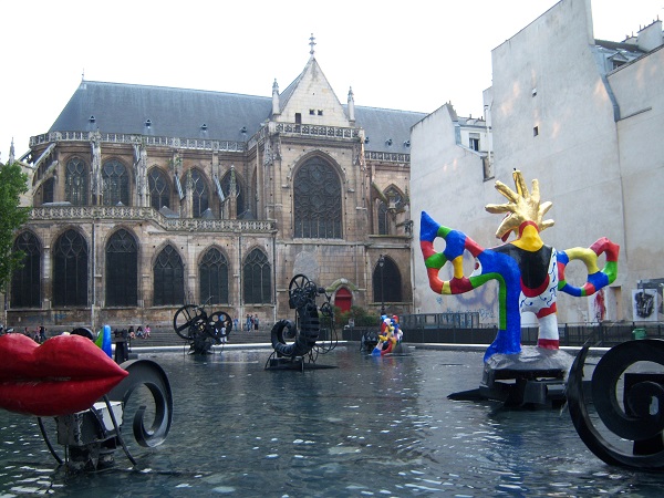 Strawinski-Brunnen in Paris. Foto: Natalie Wohlleben