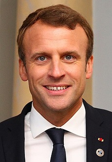 Der Visionär: Emmanuel Macron. Foto: Arno Mikkor / Wikimedia Commons